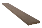 Planche de finition composite pour terrasse lisse gris anthracite 23 x 138 x 4000 mm