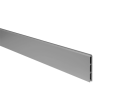 Plaque de soubassement aluminium pour clotures gris metal sable 1797 mm