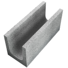 Bloc creux linteau en beton FABTHERM - long. 50cm x haut. 25cm x ep. 20cm