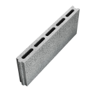 Planelle en beton RIVTHERM 25 - long. 50cm x haut. 16cm x ep. 5cm