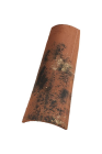 Tuile de ventilation terre cuite Arboise Rectangulaire Vieilli masse - long. 32 cm