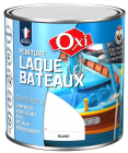 Peinture LAQUE BATEAUX blanc RAL 9010 - pot de 0,5L