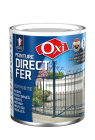Peinture DIRECT FER noir brillant RAL 9005 - pot de 100ml