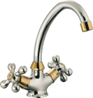 Melangeur de lavabo FEDLEEN - chrome or boite