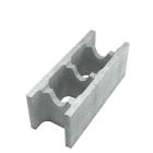 Bloc coffrant en beton - long. 50cm x haut. 20cm x ep. 25cm