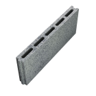 Bloc creux en beton - long. 50cm x haut. 16cm x ep. 5cm