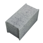 Bloc plein en beton - long. 40cm x haut. 20cm x ep. 20cm