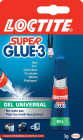 Colle cyanoacrylate LOCTITE SUPER GLUE-3 Gel Universal - tube de 3g