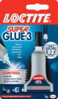 Colle cyanoacrylate LOCTITE SUPER GLUE-3 Liquide Control - blister de 3g (vendu par 72)