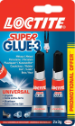 Colle cyanoacrylate LOCTITE SUPER GLUE-3 Liquide Universal - tube de 3g (Lot de 2 Blister cartouche 24uc)