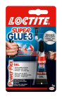 Colle cyanoacrylate LOCTITE SUPER GLUE-3 Power Flex - tube de 3g (Blister cartouche 12uc)