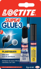 Colle cyanoacrylate LOCTITE SUPER GLUE-3 Special Plastiques - tube de 2g + stylo 4ml