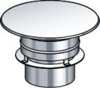 Chapeau Aspirateur pour Sortie de Toit Inox-Inox Ø 230