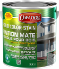 Peinture Mat SOLID COLOR STAIN Carbone 2,5 L