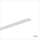 Fond commun ( base femelle ) PVC blanc long. 5m x larg. 5,4 cm x ep. 14 mm
