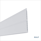 Bardage PVC Bardex blanc - long. 5m x larg. 25cm x ep.mm