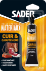 Colle CUIR & CAOUTCHOUC - tube sous blister 30ml