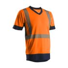 KYRIO T-shirt hi-viz orange/marine polyester , L classe 2