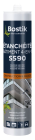 Mastic silicone S590 ETANCHEITE BATIMENT 4 EN 1 gris - cartouche de 300ml