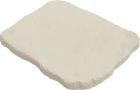 Pas japonais en beton Anjou Creme - long. 38cm x larg. 30cm x ep. 2,8cm