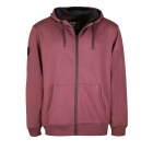 sweat-shirt ouvrant Jefferson bordeaux