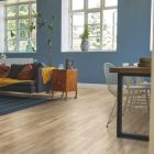 Revetement de sol stratifie Domestic Elegance sans chanfreins Chene Naturel Chaud, pleine lame - long. 120cm x larg. 19cm x ep. 7mm