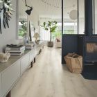 Revetement de sol en vinyle Classic plank Optimum Glue Chene montagne Grege - long. 125,6cm x larg. 19,4cm x ep. 2,5mm