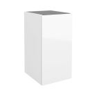 Coqueta ALLIANCE 400 reversible 1 porte BLANC BRILLANT 400 x 868 x 450 mm