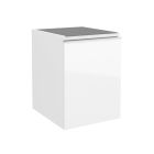 Coqueta SPIRIT 400 reversible 1 porte BLANC BRILLANT 400 x 540 x 450 mm
