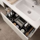 Meuble FUSSION LINE 800 2 tiroirs SBIANCATO 797 x 540 x 450 mm