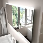 Miroir UP&DOWN 1000 horizontal avec led (9,6 / 4,8 W) IP44 1000 x 600 mm