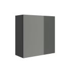Module ALLIANCE 400 reversible 1 porte GRIS BRILLANT 400 x 400 x 162 mm