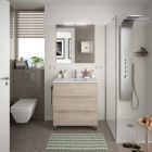 Vasque IBERIA 810 EN PORCELAINE BLANCHE 810 x 20 x 460 mm