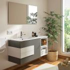 Vasque SOFIA 1205 coquette a gauche MINERALMARMO 1205 x 15 x 460