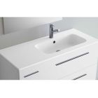 Vasque SOFIA 1405 coquette a gauche MINERALMARMO 1405 x 15 x 460