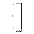 Colonne OPTIMUS NOIR MAT