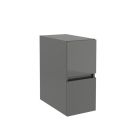 COQUETTES FUSSION LINE 250 2 tiroirs GRIS BRILLANT 250 x 540 x 450 mm