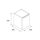 COQUETTES MONTERREY 400 1 porte gauche CHENE NATUREL 400 x 540 x 450 mm