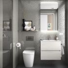 Meuble FUSSION LINE 600 2 tiroirs SBIANCATO 598 x 540 x 450 mm