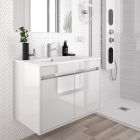 Meuble NOJA 800 2 portas BLANCHE HAUTE BRILLANCE