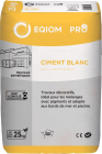 Ciment blanc CEM II/A-LL 42,5 N PM-CP2 - sac de 25kg