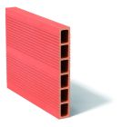 Brique en terre cuite - long. 38,5cm x haut. 3,5cm x ep. 20 cm PP