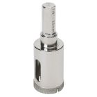 TREPAN DIAMANT A EAU L. 35MM D.17 - TIGE 9.6 MM HEXAGONALE