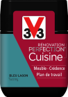 Peinture de renovation Perfection Cuisine satin bleu lagon - pot de 075GS