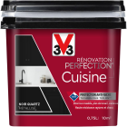 Peinture RENOVATION CUISINE satin noir quartz - pot de 0,75L