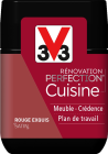 Peinture de renovation Perfection Cuisine satin rouge exquis - pot de 075GS
