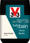 Peinture renovation perfection salle de bain satin rose poudre - pot de 0,750L