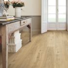 Revetement de sol stratifie DRAMMEN Chene Dune - long. 120cm x larg. 19cm x ep. 8mm