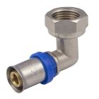 multicouche sertir multiprofil coude femelle ecrou libre F20X27 Ø16 lien 1 piece