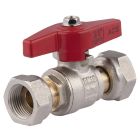 vanne a sphere manette papillon a ecrou libre FF12x17 vrac etiquete 1 piece